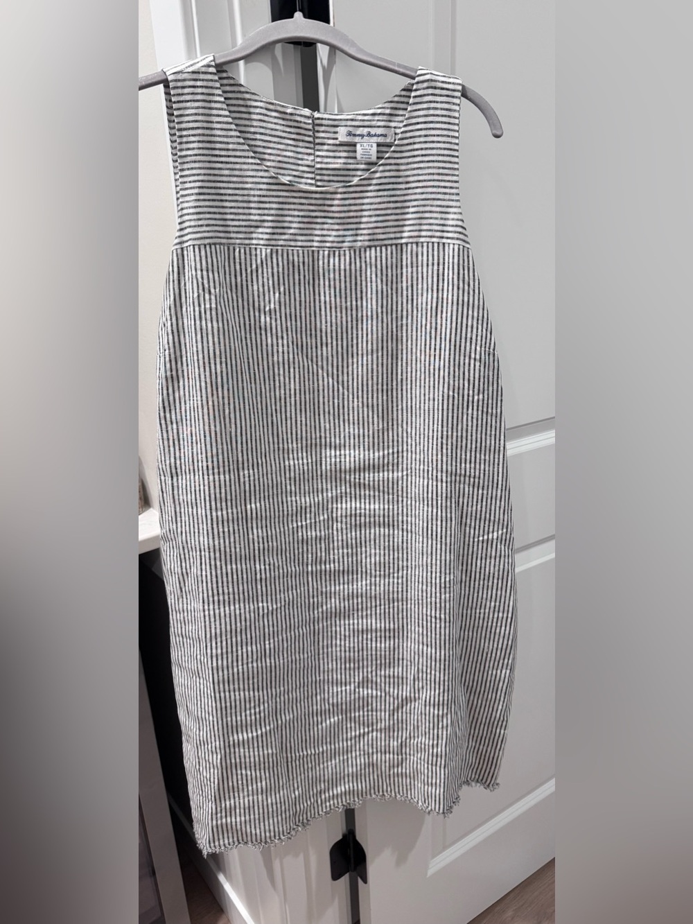 Tommy Bahama Striped Sleeveless Linen XL